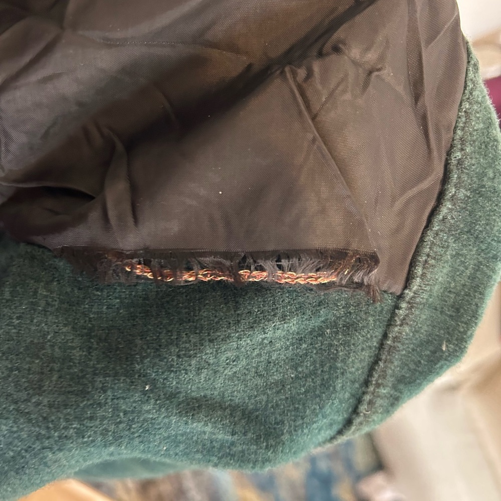 Forest Green Pendleton Wool Button Up Collared Sh… - image 5